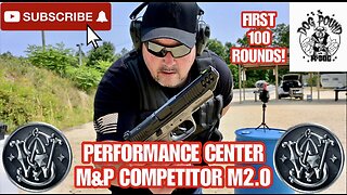 SMITH & WESSON PERFORMANCE CENTER M&P COMPETITOR 9MM REVIEW! FIRST 100 ROUNDS!