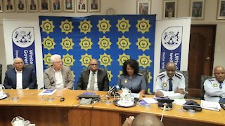 SOUTH AFRICA - Cape Town - Provincial Police Commissioner Matakata (Video) (Nz8)