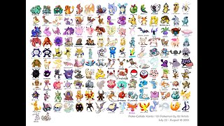 All of the Original Generation 1 Pokemon