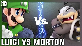 Super Smash Bros Ultimate Battles Luigi VS Morton 4K HD 60FPS