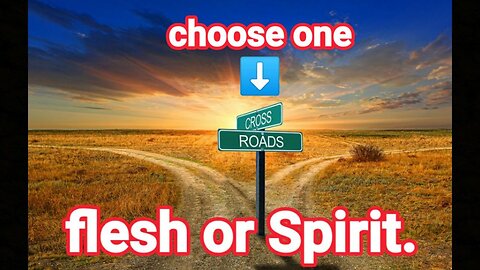 Word: choose One: flesh or Spirit. Contact in discription.