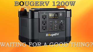 Bougerv 1200W Portable Power Station 1100wh Solar Generator Review