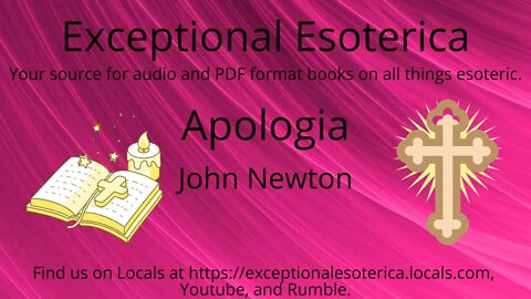 Apologia by John Newton