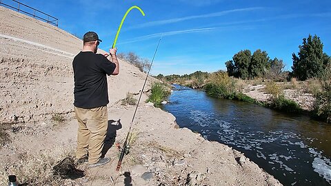 Fishing a Desert Creek in Arizona