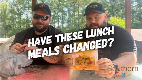 We go back to our childhood and try lunchables