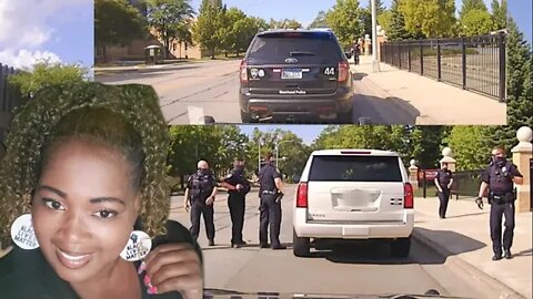 Dash Cam: Police Traffic Stop BLM Activist Faith Dixon August 15- 2020 Moorhead Police- Minnesota