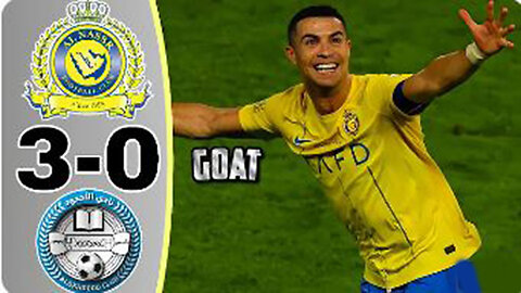 Ronaldo 2 Goals 🔥 Al Nassr vs Al Akhdoud 3-0 Highlights & All Goals 2023 HD