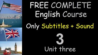 Improve your English - Lesson 03 - FREE and COMPLETE English Course for the Whole World