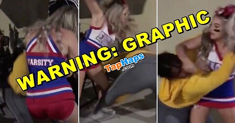 Bully Sucker Punches Varsity Cheerleader, Gets Grounded and Pounded