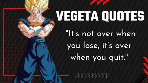 vegeta quotes