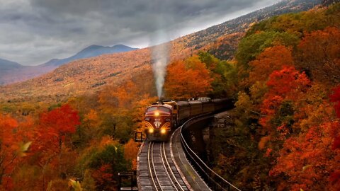 Train Ride Through Autumn Ambience/Peaceful Piano