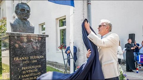 Povodom 100. godišnjice rođenja Franje Tuđmana, u Loboru otkrivena njegova bista