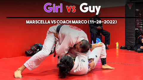 Jiu Jitsu Purple Belt Girl Student vs Black Belt Coach | Circadian MMA (11-28-2022)