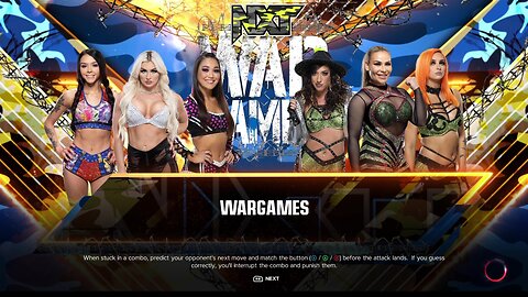 WWE 2k23 3v3 WomenWargames Roxane & Tiffany & Cora Jade vs Jacy & Natalya & Gigi