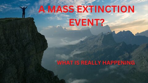 A MASS EXTINCTION EVENT? What is really going on.