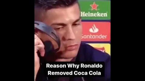 Reason Why Ronaldo Removed Coca Cola ? | #shorts #funny | Your Vision's Factory