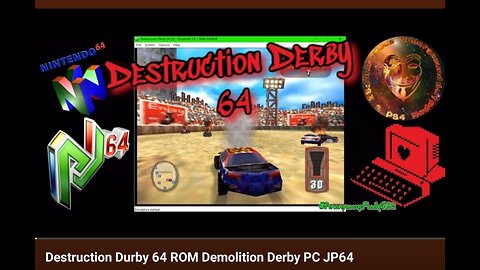 Destruction Durby 64 ROM Demolition Derby PC PJ64