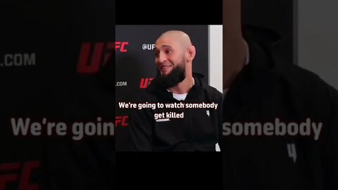 Khamzat on WHY fans will tune into fight with Nate Diaz 👀 😬 #shorts #khamzatchimaev #natediaz #ufc