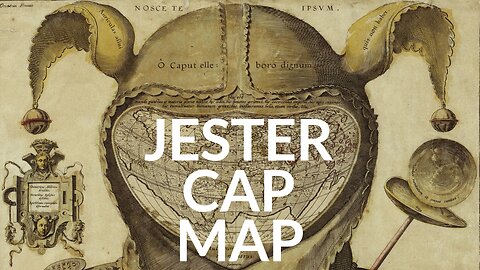 Jester Cap Map: Flat Earth Mockery, This Earth Colony is a JOKE