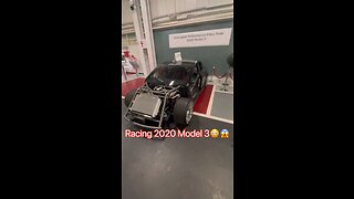 Racing Tesla model 3😱🔥