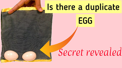 Magic Revealed😱🤯🤯 Egg bag magic exposed!! #magic #viral #tricks