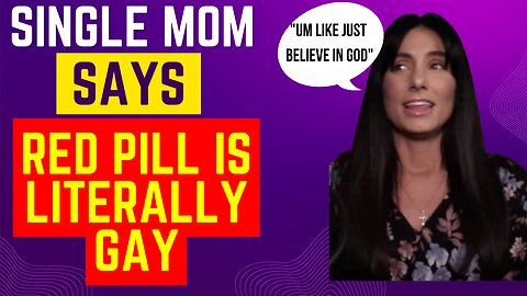 Single Mom Morgan Ariel Says The Red Pill is Gay - Dude Party Ep. 75