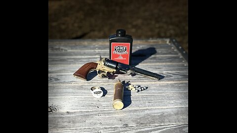 Shooting 1851 Cap and Ball Revolver