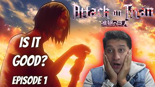 Attack on Titan FIRST Time Reaction! SHE ATE HER! SEASON 1 EPISODE 1