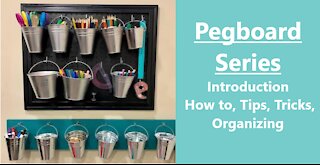 Craft Pegboards: how you can use this in your craft room