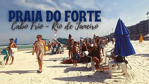 PRAIA DO FORTE HOJE 29/07 [ CABO FRIO] WALK BRAZIL BEACHES