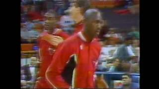 April 17, 1990 - Indiana Pacers Fans Welcome Michael Jordan to Market Square Arena