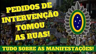 ESQUERDA PERDEU AS RUAS - PEDIDOS DE INTERVENÇÃO TOMA CONTA DA PAUTA - TUDO AGORA! #Exército #TSE