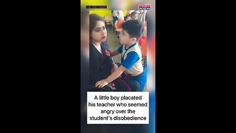Viral Video Little Boy Leaves NetizensbIn Awe With Adorable Apology To Angry Teacher #shorts