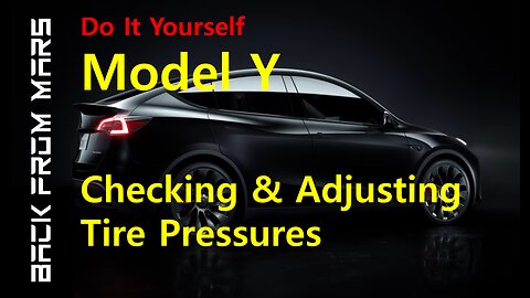 Don't Get Stranded! DIY Tesla Tire Pressure Check & Adjustment (Model Y)