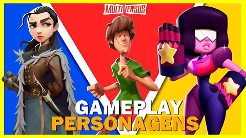 GAMEPLAY DO SALSICHA, GARNET E ARYA STARK NO MULTIVERSUS