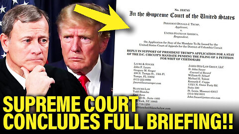 Trump RUSHES REPLY to Supreme Court after Prosecutors MAKE THEIR MOVE