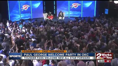 OKC Thunder host Paul George Welcome Party