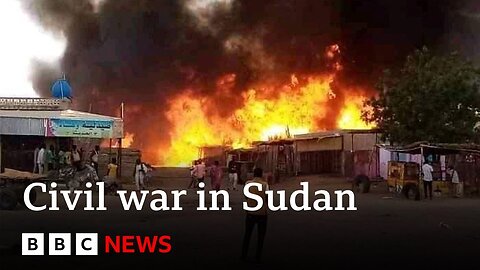 Sudan conflict: 'Our lives have become a piece of hell' - BBC News