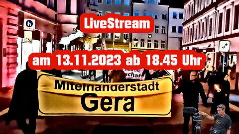Live Stream am 13.11.2023 aus GERA