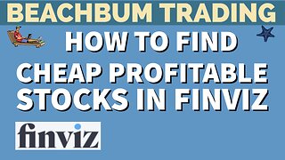 How To Find Cheap Profitable Stocks in FINVIZ | How To Use FinViz | FinViz Tutorial |