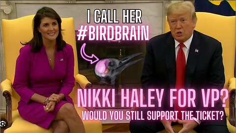 🗳️ POLL: Will You Still Vote TRUMP if he Chooses BIRDBRAIN for VP? 🤔 Cast Your Vote NOW! ✨