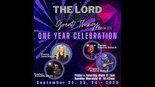 Robin D Bullock & Pastor Robin R Bullock - Church International 1st-Year Celebration! Day 1 of 3
