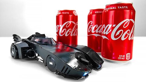 How To Make Miniature Batmobile Using Soda Cans