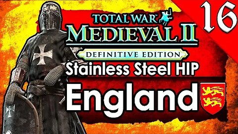 EPIC SIEGE DEFENSE! Medieval 2 Total War: Stainless Steel HIP: England Campaign Gameplay #16