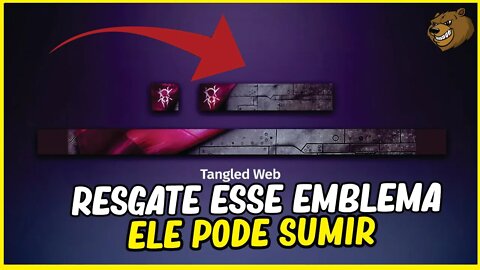 DESTINY 2 │ RESGATE EMBLEMA EXCLUSIVO ELE PODE SUMIR!