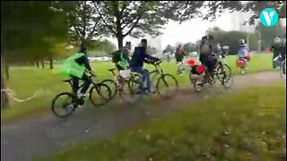 13 oktober 2021 _ Vrijheidsactie op de fiets in Gent