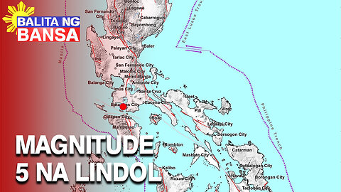 Batangas, niyanig ng 5.0 magnitude na lindol