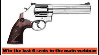 SMITH & WESSON MODEL 686 DELUXE 357 MAGNUM MINI #3 FOR THE LAST 6 SEATS IN THE MAIN WEBINAR