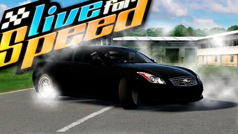 Live for Speed - Jogando o Infiniti G37S ProCharger de lado!!