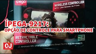 ÍPEGA-9217: opção de controle para smartphone